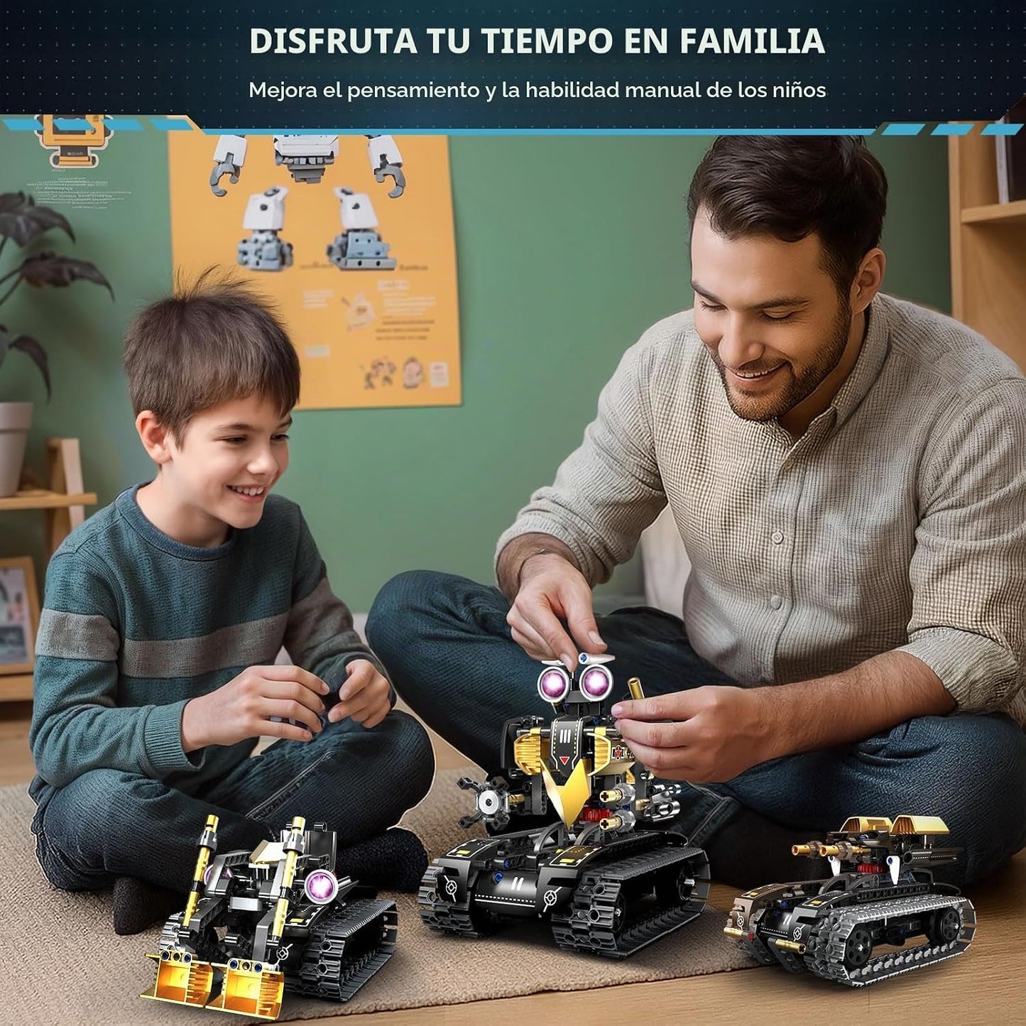 OUTOGO - Kit de construcción de robot con control remoto, regalos S...
