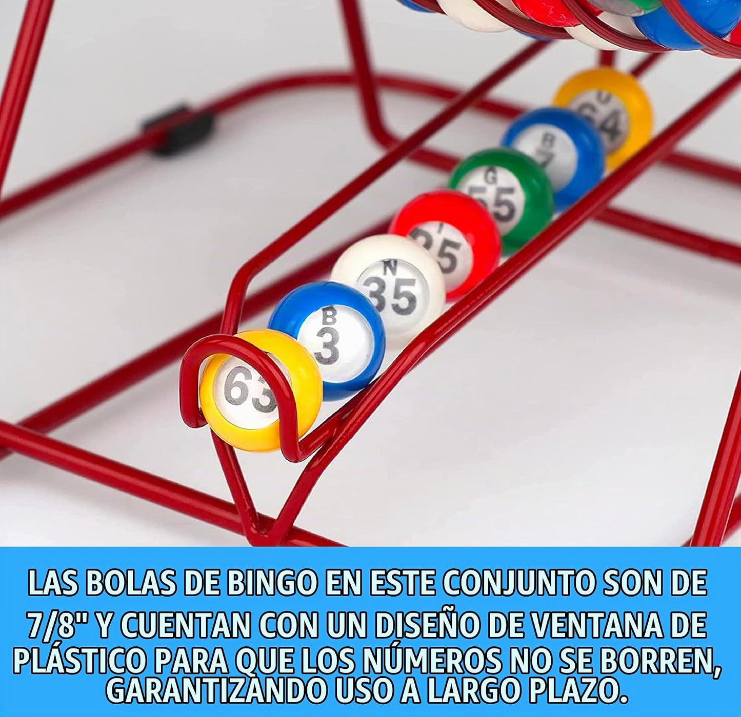 Regal Bingo - Juego de Bingo Profesional con Jaula de Rueda de 11 P...