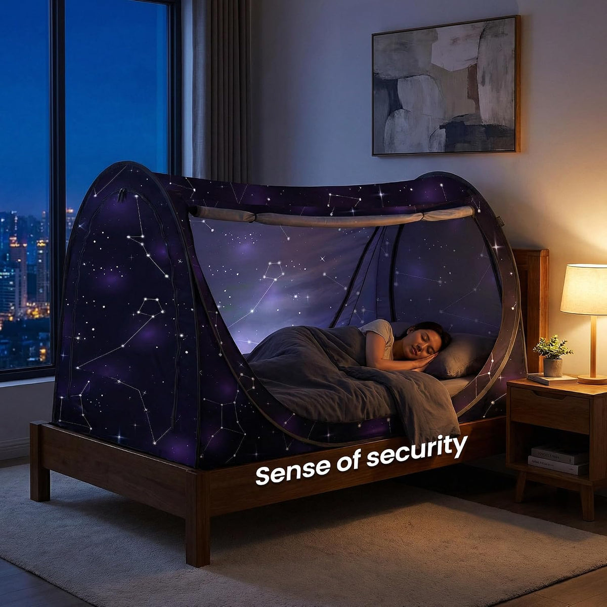 Tienda de campaña desplegable Eclipse de Privacy Pop con cortinas p...