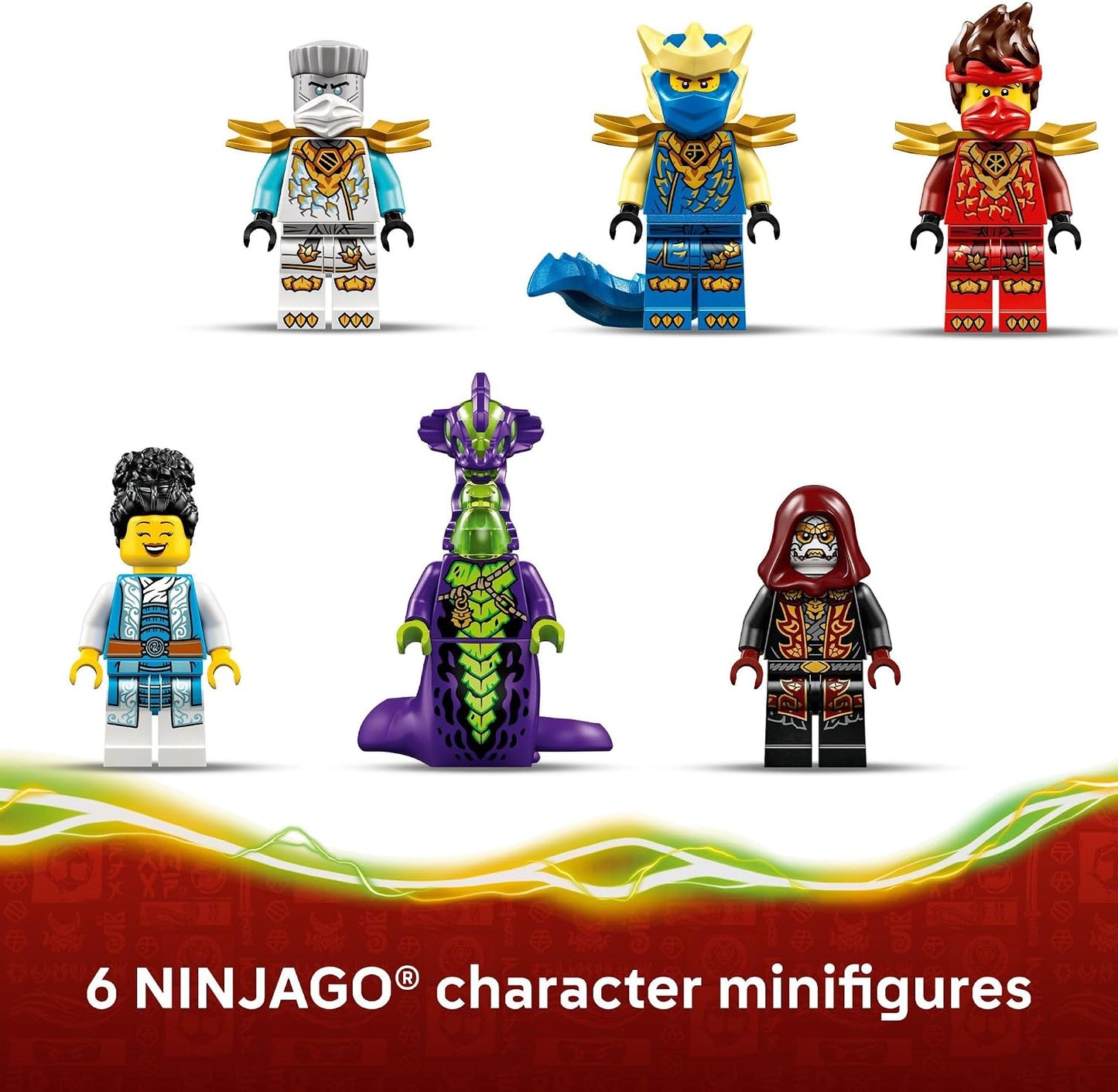 LEGO NINJAGO Juego de construcción de vehículo ninja con casa en el...