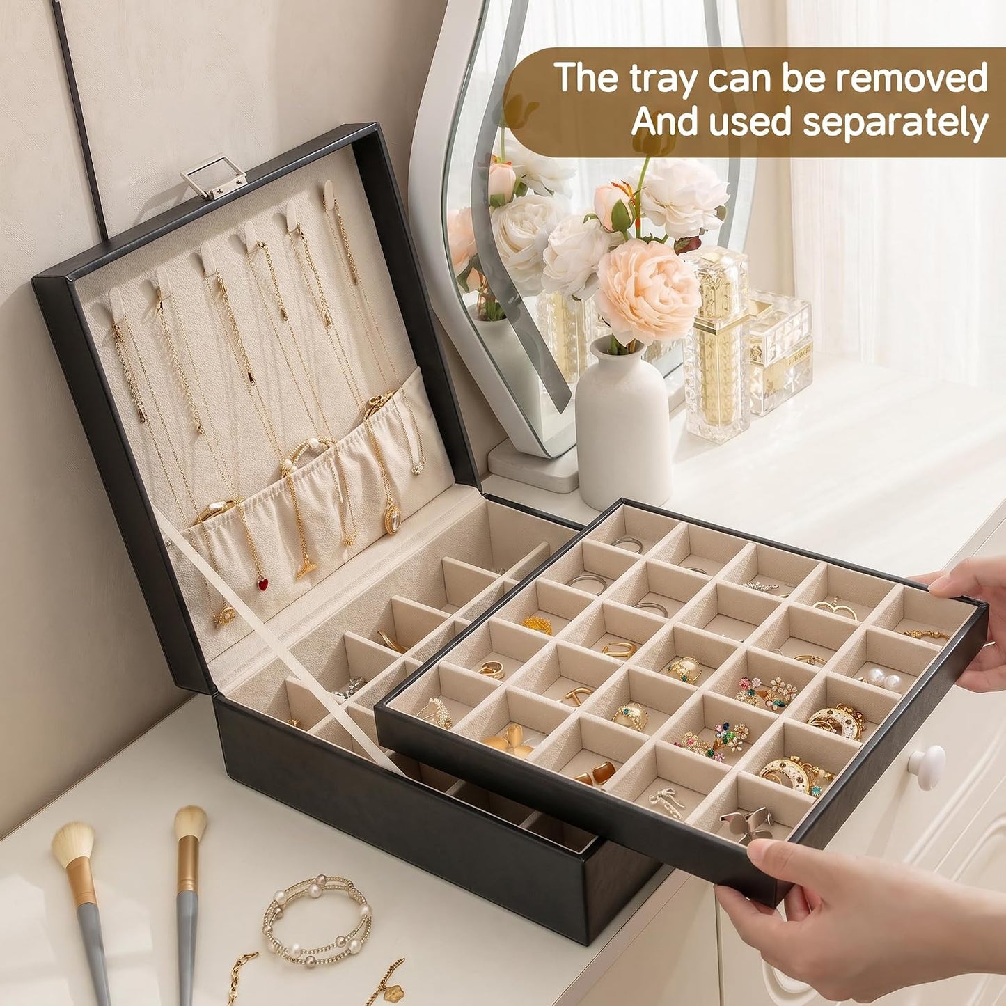 Frebeauty Organizador de Aretes con Soporte, Organizador de Aretes...