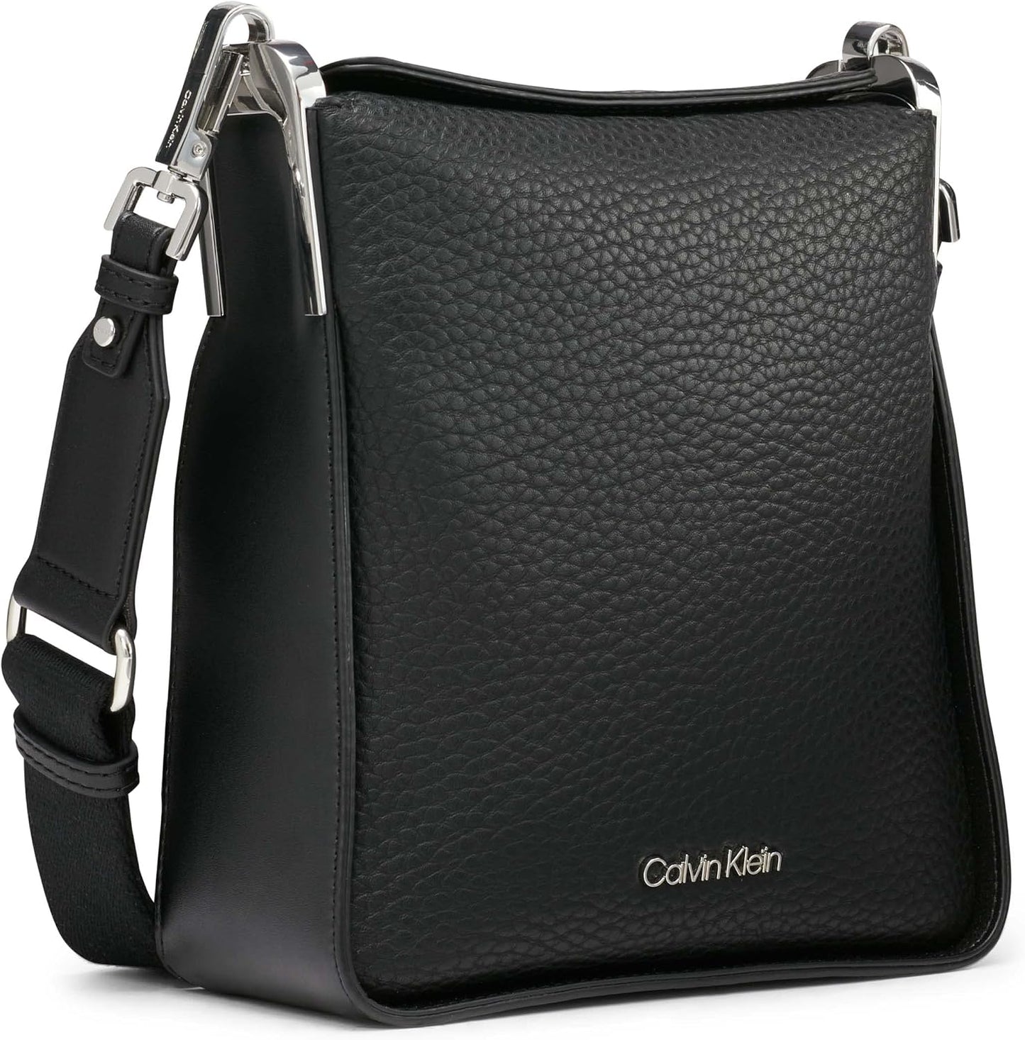 Calvin Klein mujeres Fay North\/South Bandolera pequeña | Monograma...