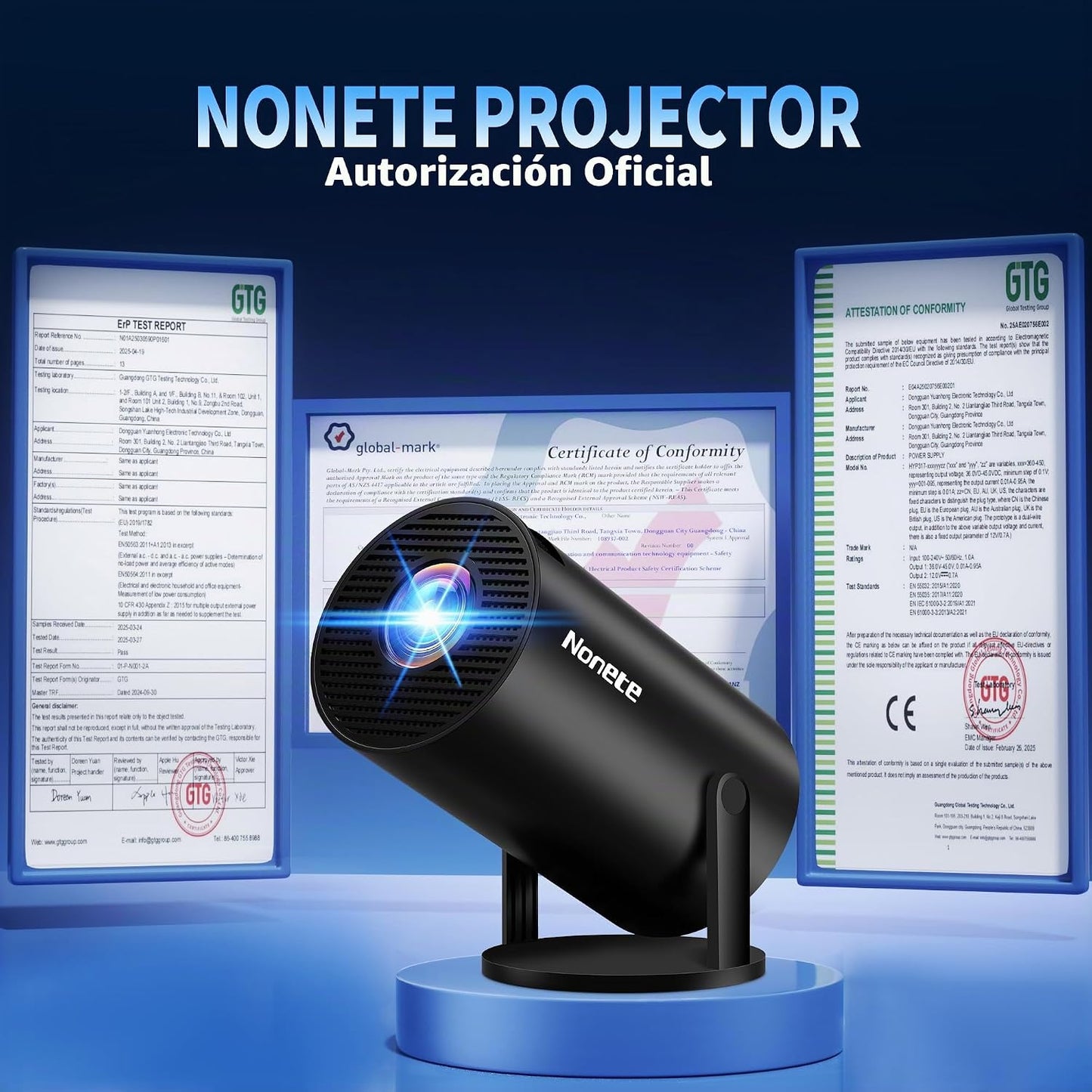 [Aplicaciones integradas y actualizadas en 2026] Mini proyector con...