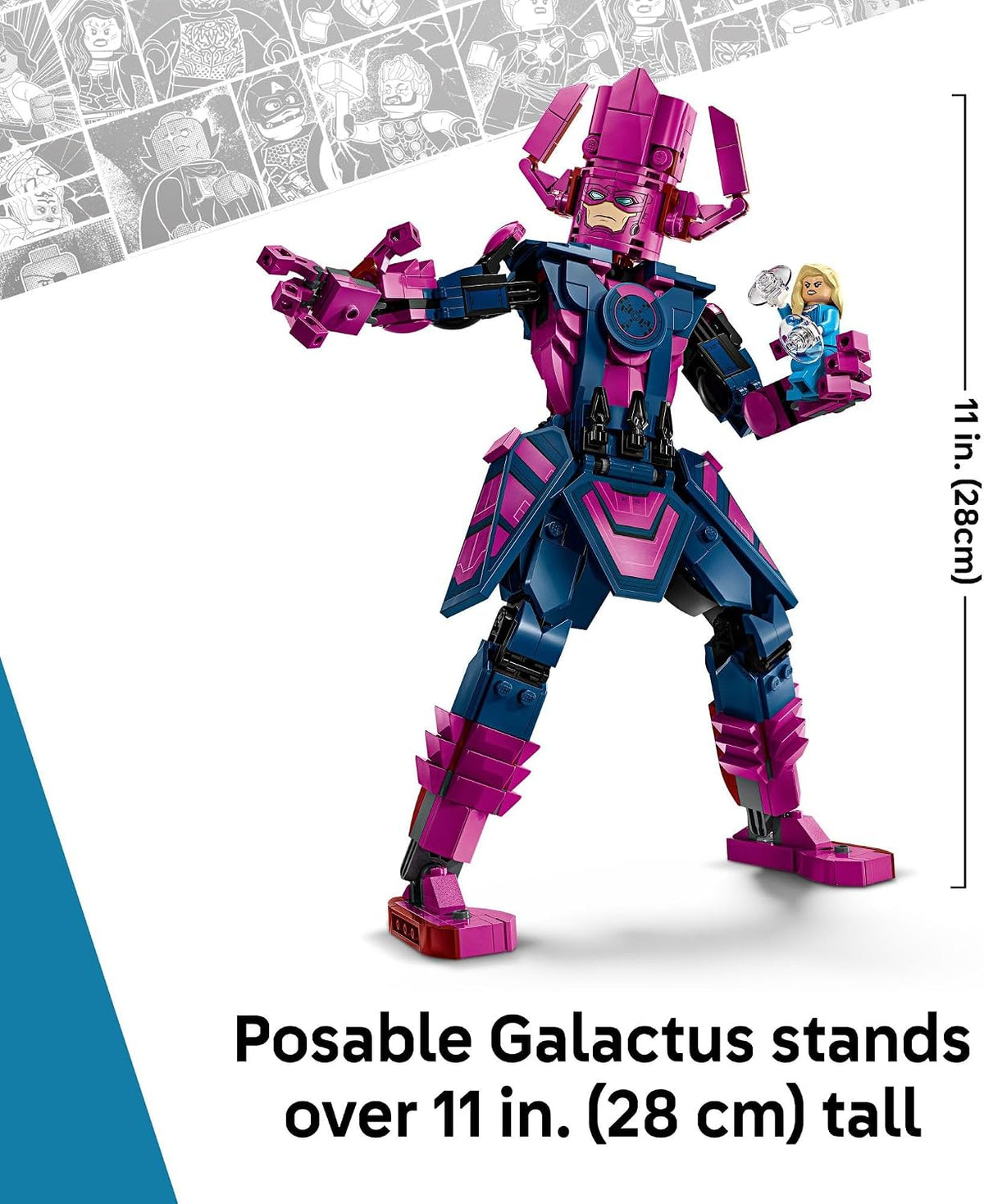 LEGO Marvel Los 4 Fantásticos contra Galactus Figura de construcció...