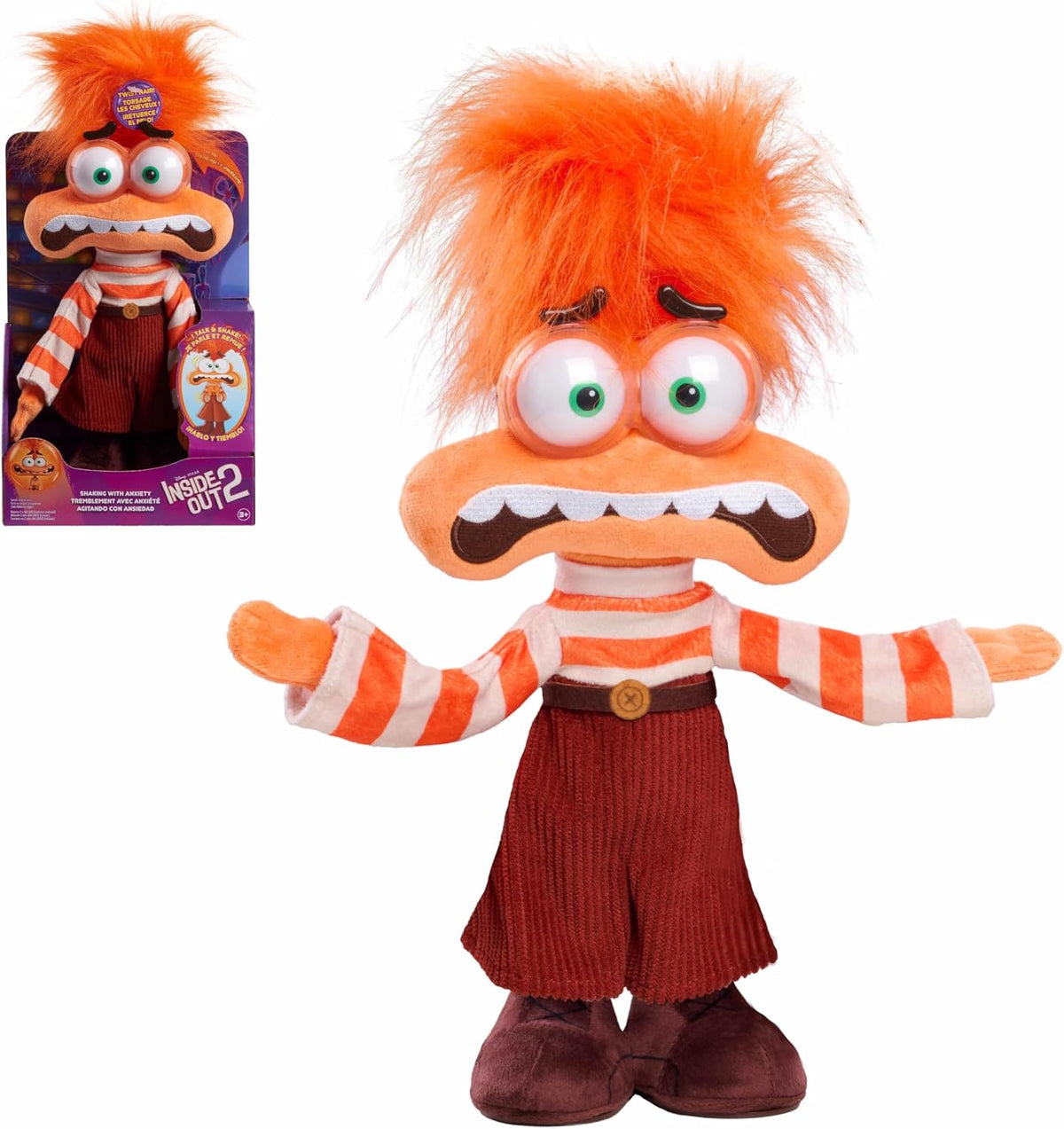 Peluche con función de temblor por ansiedad de Inside Out 2, juguet...