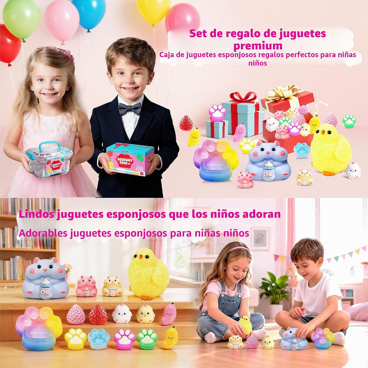 Paquete de 15 juguetes Taba Squishy Kit - Squishy Fun Box-Squishy F...