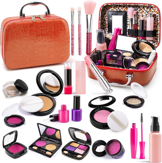 Kit de maquillaje para niñas \u2013 Juego de maquillaje de simulaci...