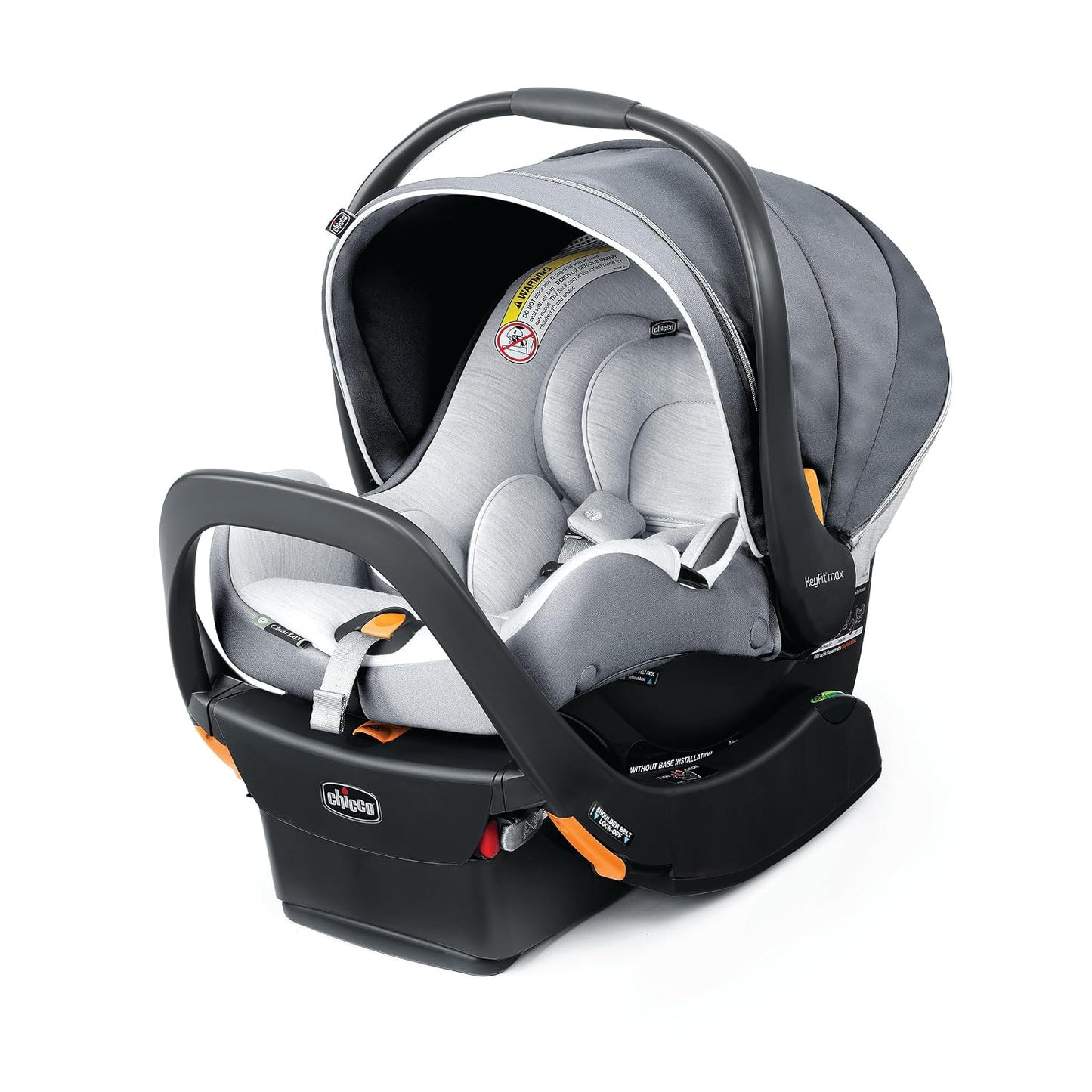 Chicco KeyFit Max Zip ClearLux Asiento de Auto para Bebés y Base, A...