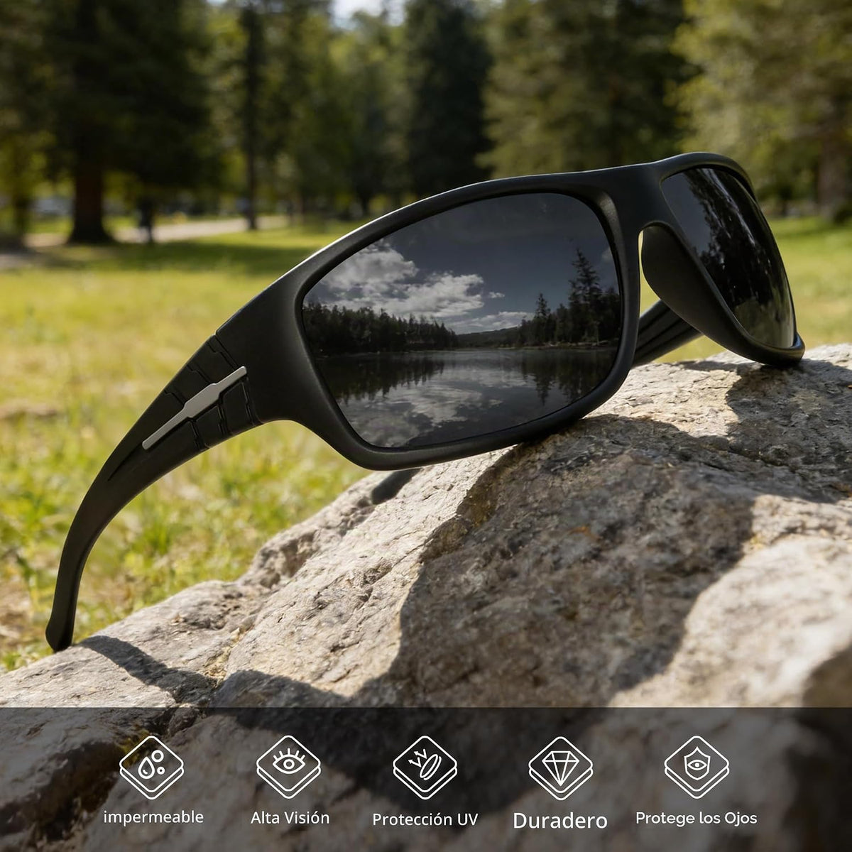 XVXV Gafas de sol deportivas polarizadas para hombres, gafas de sol...