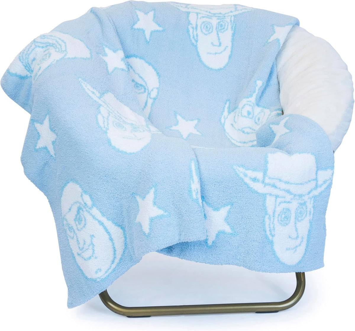 Jay Franco Disney Pixar Toy Story Manta de punto de pluma esponjosa...
