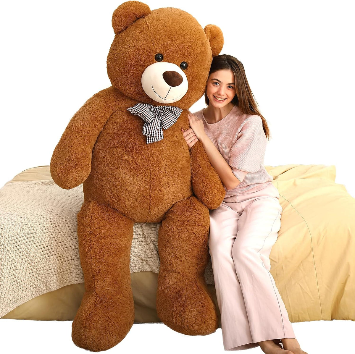 MaoGoLan Oso de peluche grande de 5 pies - Animal de peluche grande...