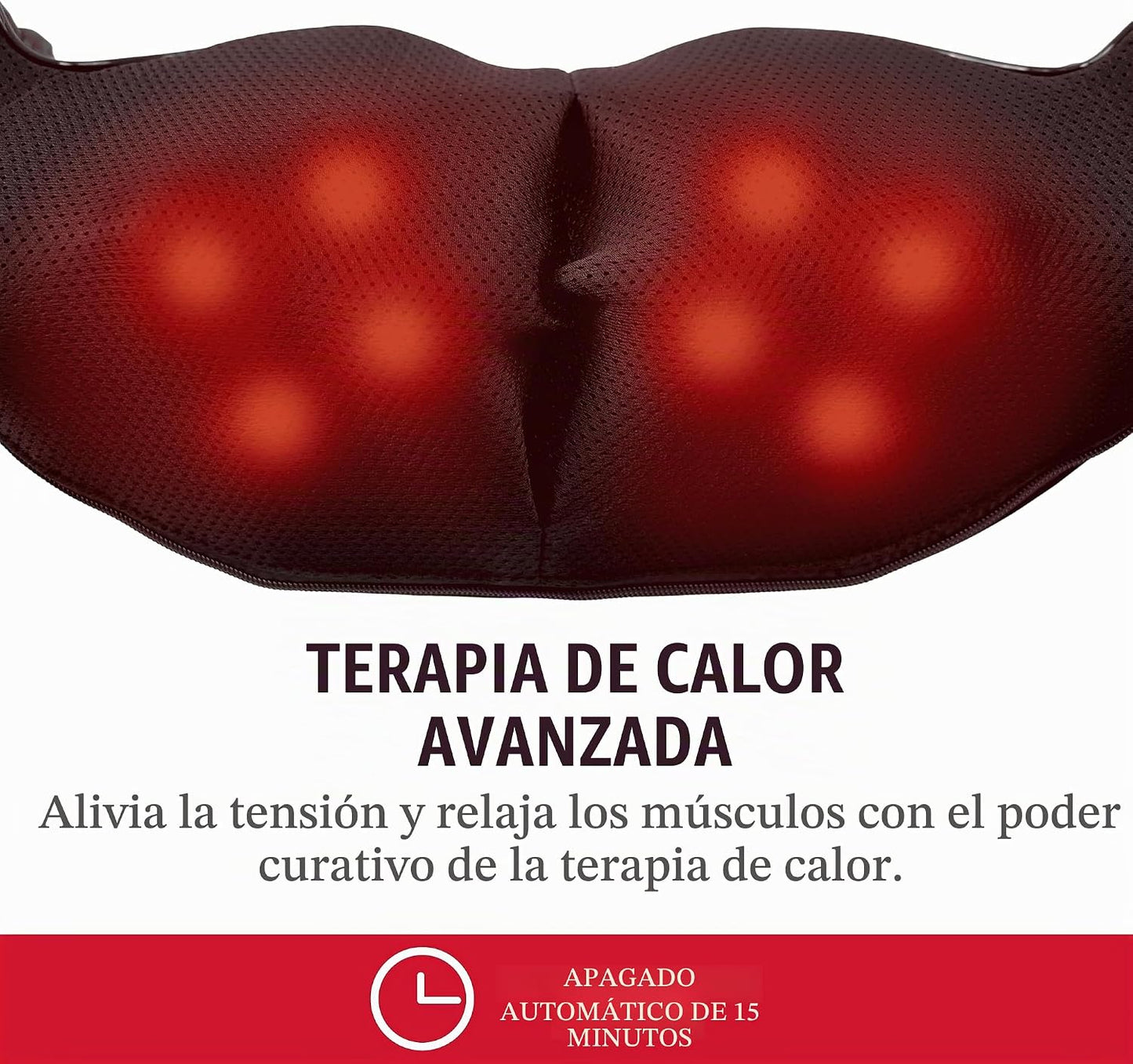 Daiwa Felicity Shiatsu Masajeador de cuello y espalda con calor, al...