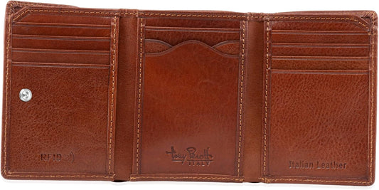 Tony Perotti Billetera RFID de cuero italiano para hombre con venta...