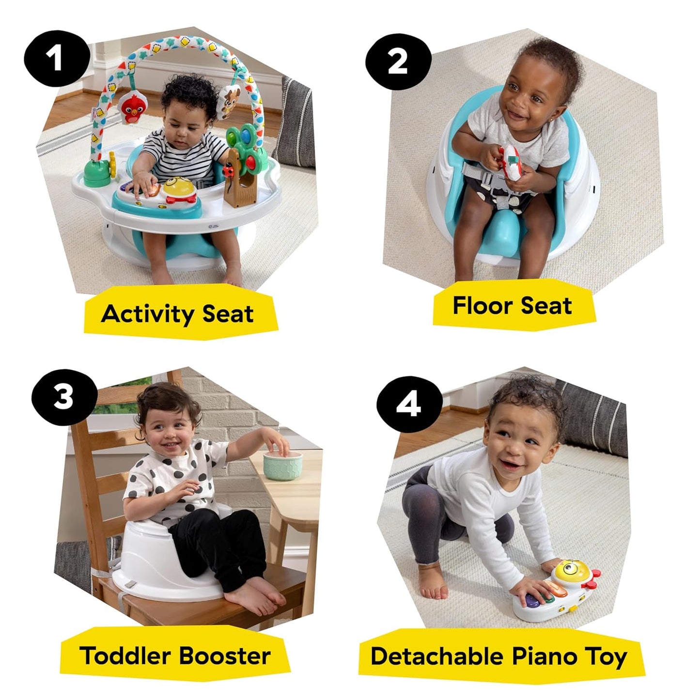 Baby Einstein SuperSeat Touch of Tunes - Asiento de actividades 3 e...
