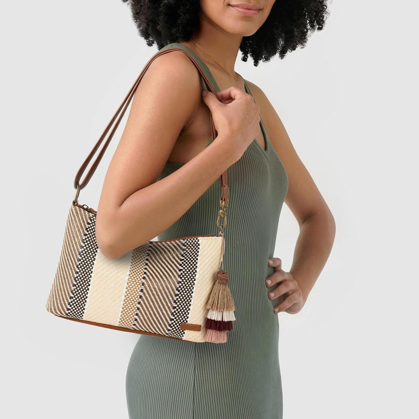 Sakroots Lumi - Bolso cruzado convertible 3 en 1 para mujer para to...