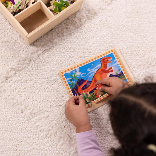 Melissa & Doug - Rompecabezas (en caja) | 4 rompecabezas en una caj...