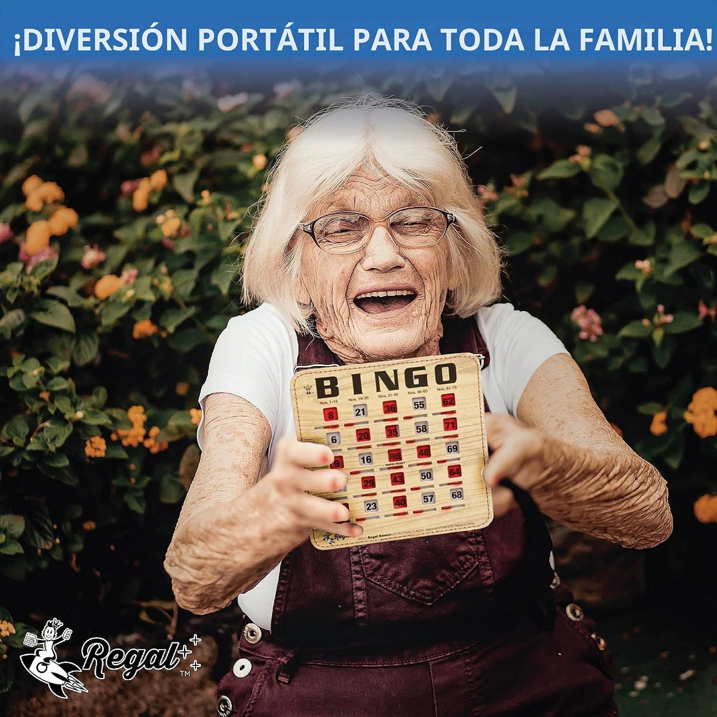 Regal Bingo - Tarjetas de bingo a granel con ventanas deslizantes,...
