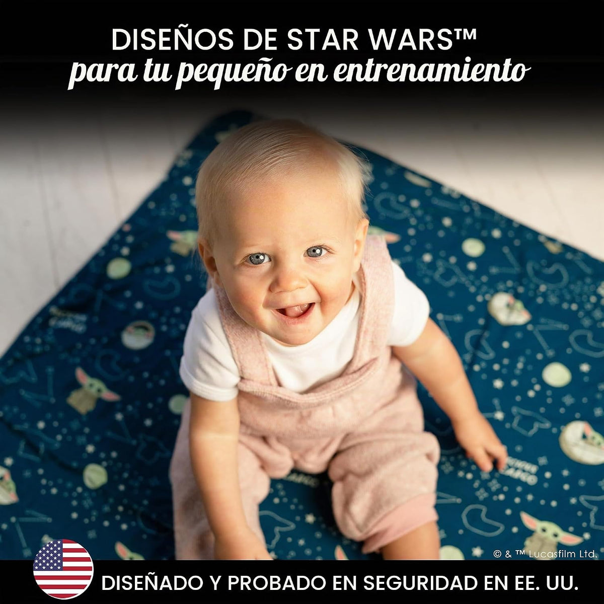 Milk Snob Star Wars Manta Envolvente para Bebé Niño y Niña, Suave d...