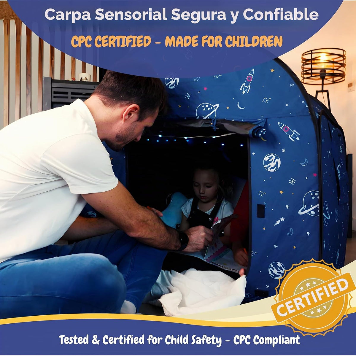 L\u2019ARCHE Tienda Sensorial para Niños con Luces LED y Oscurecimi...