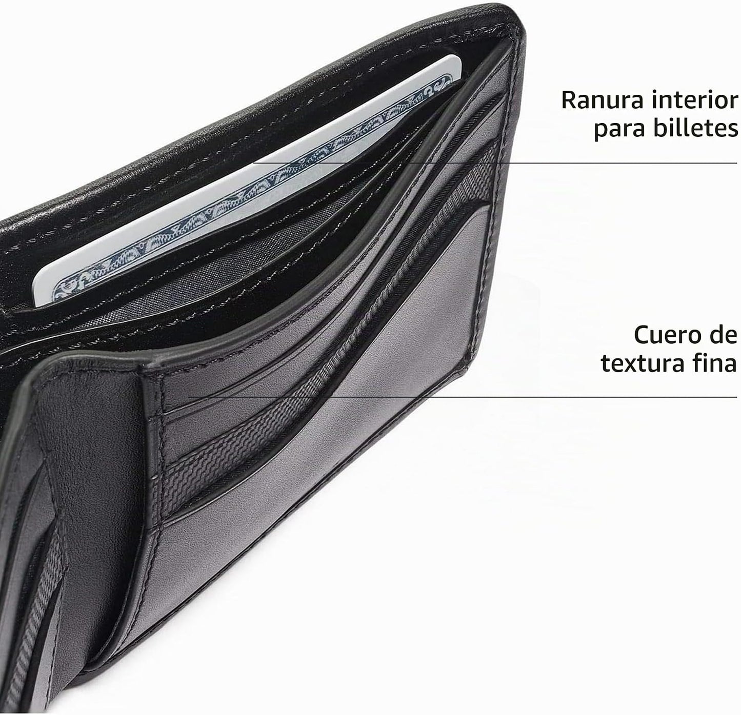 TUMI - Billetera doble Alpha para hombre, Negro -, Alfa Doble Bille...