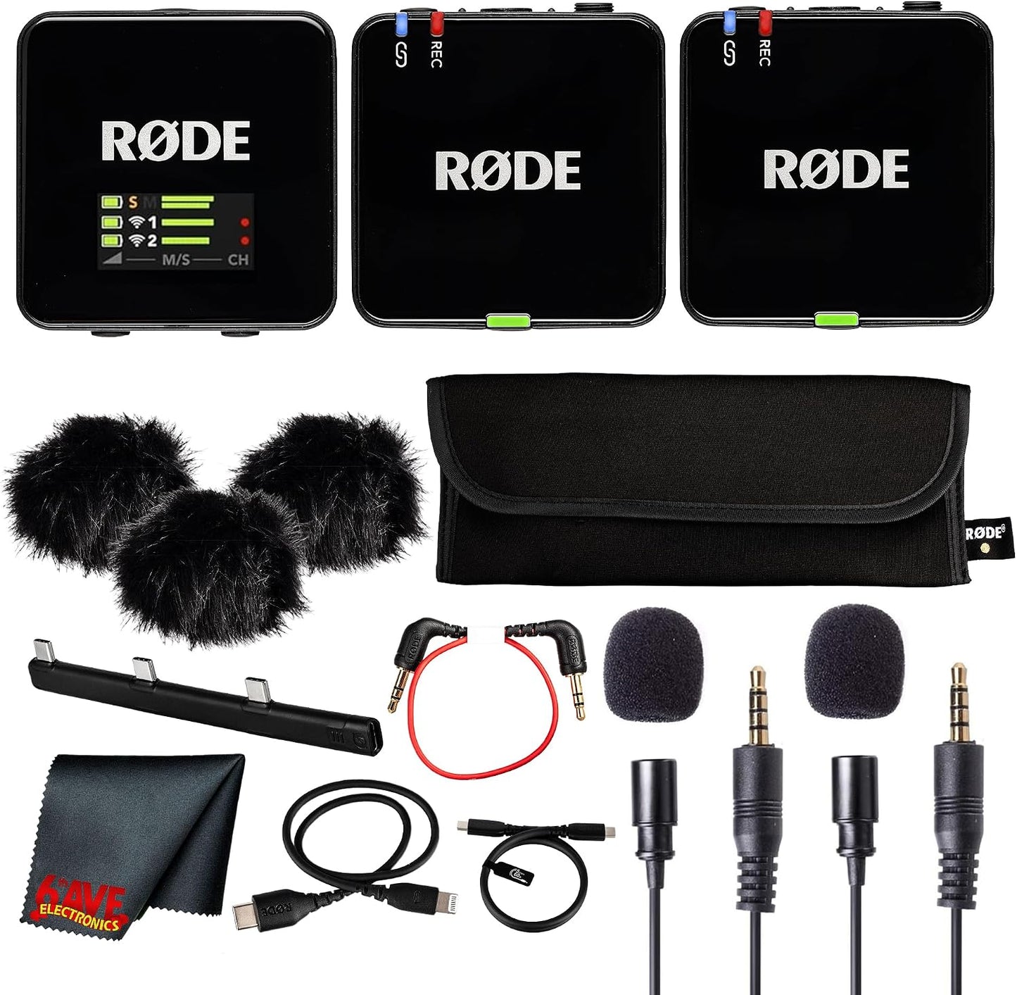 Rode Sistema de micrófono inalámbrico GO III (Gen 3) de doble canal...