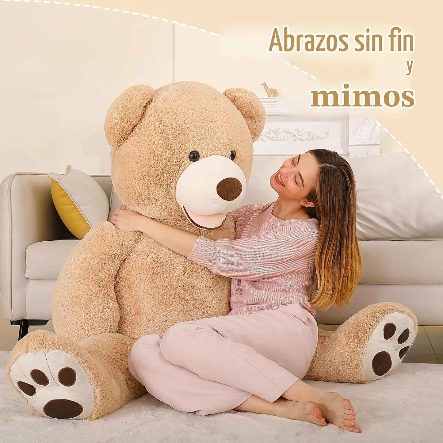 MaoGoLan Oso de peluche gigante, animal de peluche de 5 pies, peluc...