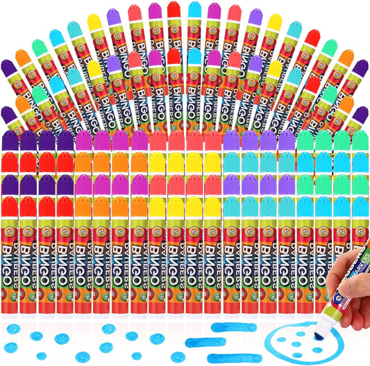 Crtiin Juego de 120 marcadores de puntos de colores mixtos en 10 co...