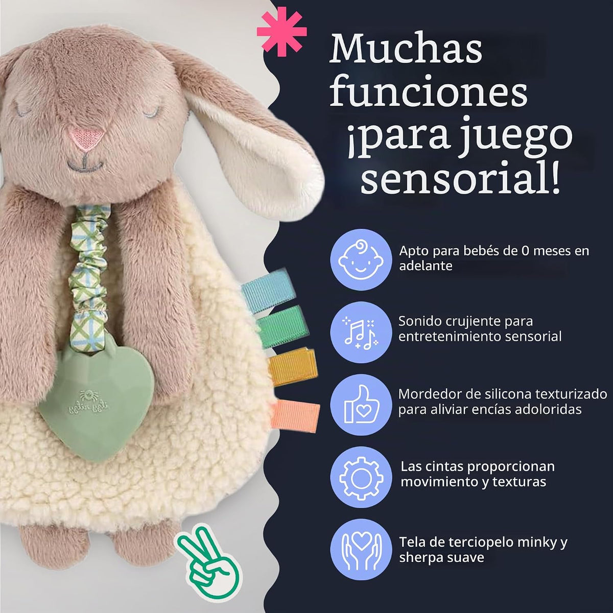 Itzy Ritzy - Itzy Lovey Incluyendo Mordedor - Baby Lovey con Morded...