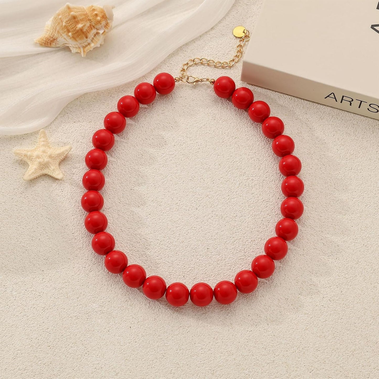 Lsljilidzsw Collar de cuentas gruesas para mujer, 0.631 pulgadas, c...