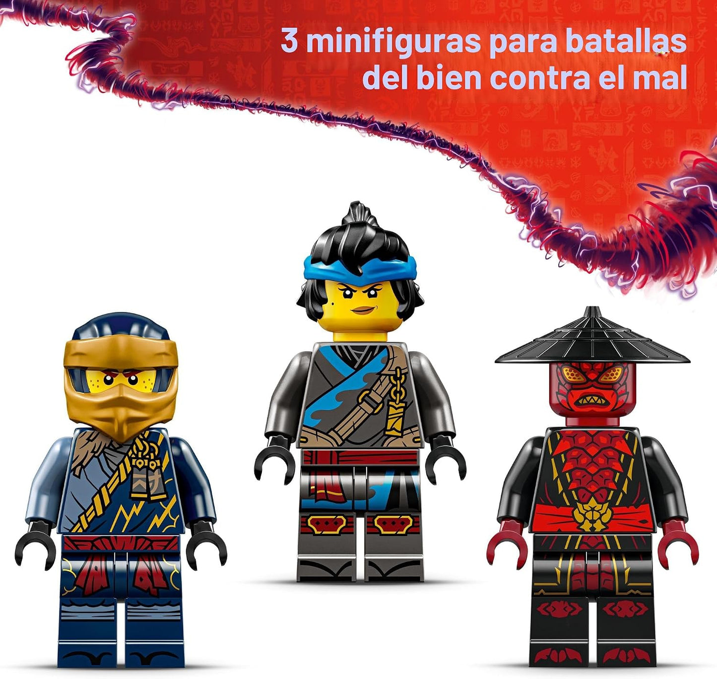LEGO NINJAGO Duelo de Carreras de Coches Ninja vs. Drix - Juguete d...