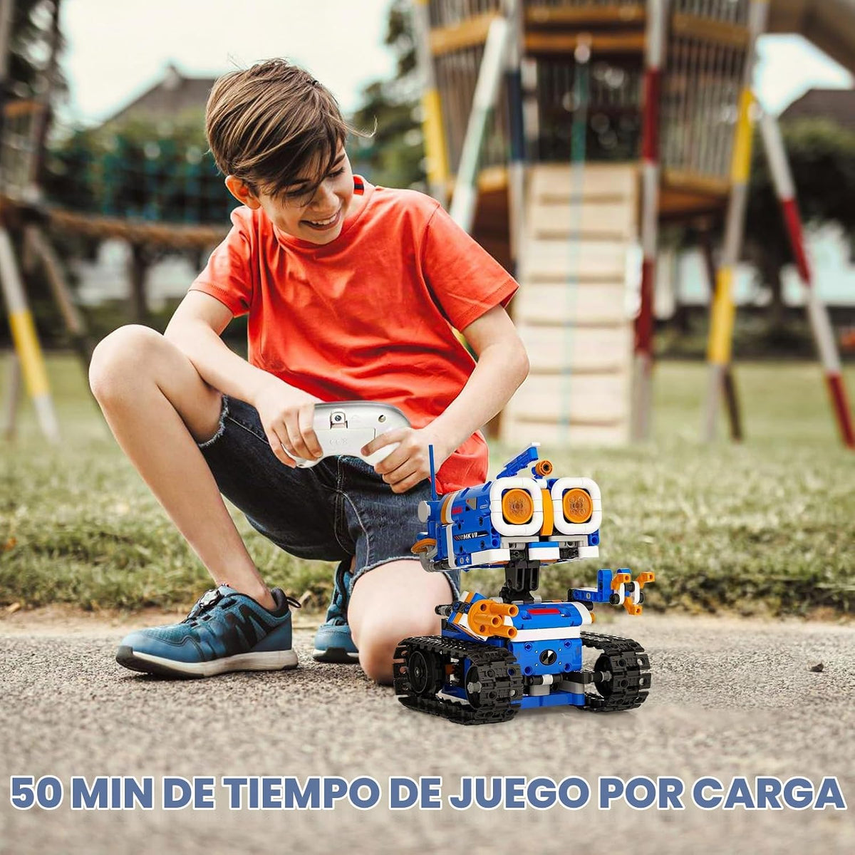 Demkia Kit de Construcción de Robot STEM 5 en 1, 560 PIEZAS APP\/Co...