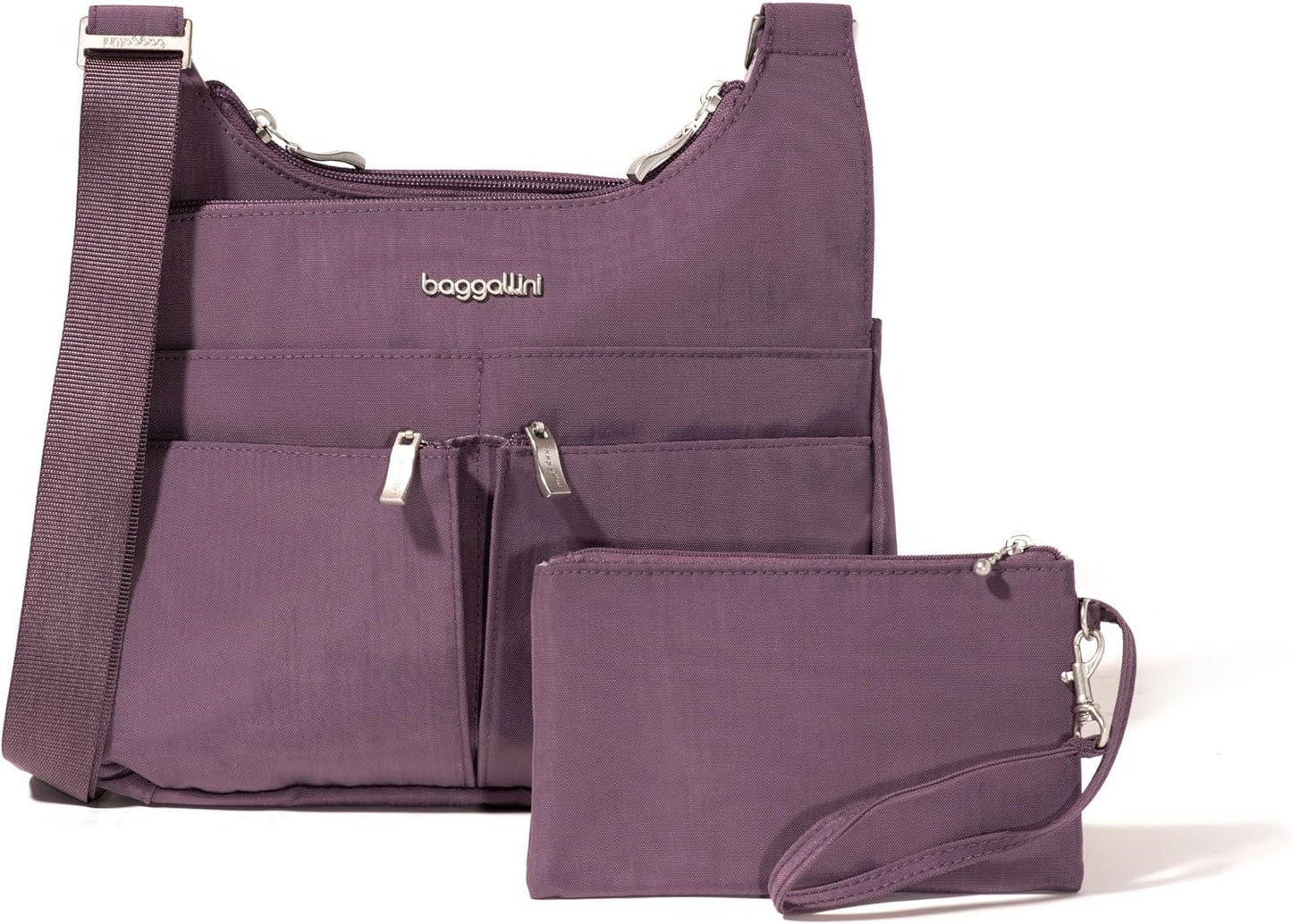 Baggallini Crossbody Travel Bag 11x8.5 Lightweight Water-resistant...