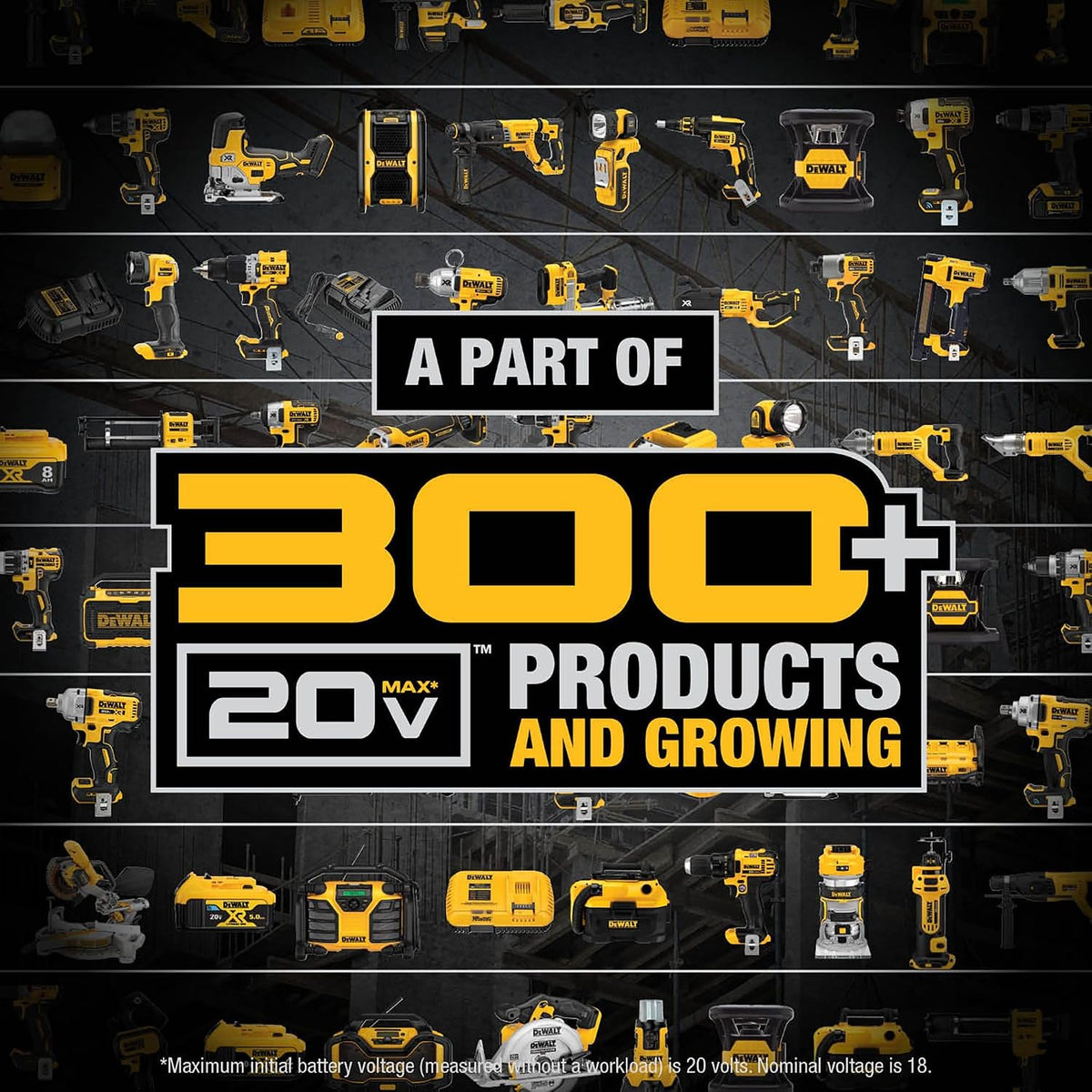 DEWALT Atornillador de Impacto 20V MAX, 1\/4 Pulgada, Batería y Car...