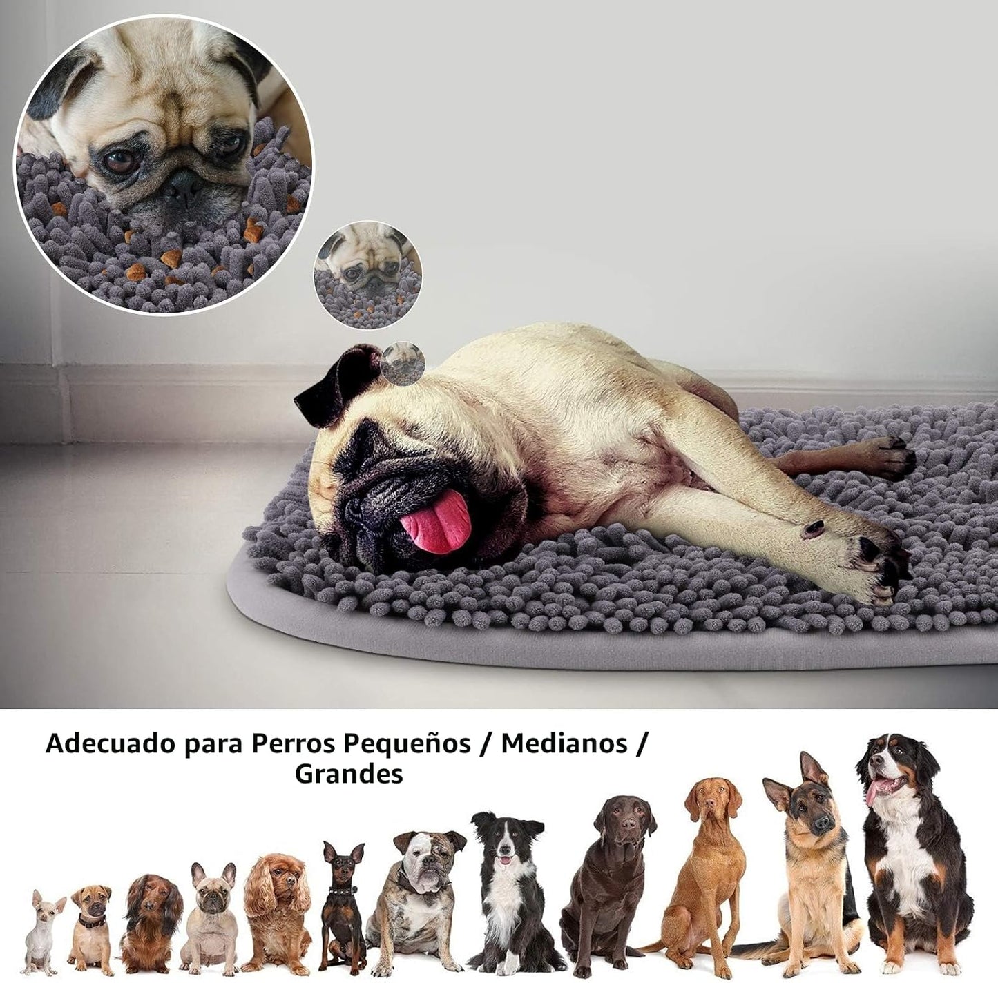 Alfombrilla de olfateo para perros, 17'' x 21'' jue...