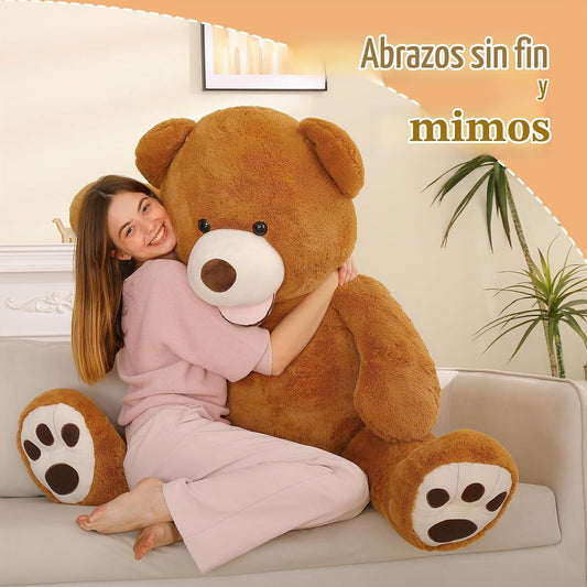 MaoGoLan Oso de peluche grande de 5 pies de alto con cara sonriente...