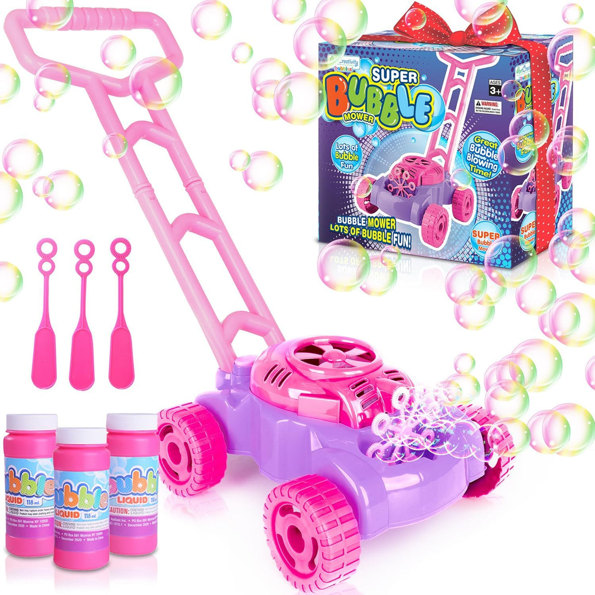 ArtCreativity Cortacésped de burbujas para niños pequeños de 1 a 3...