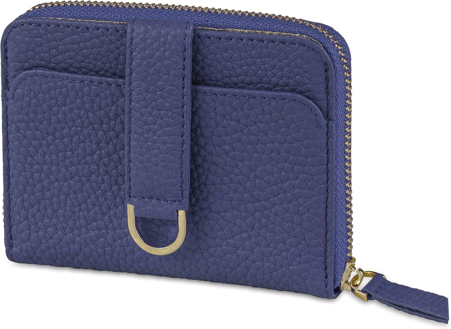 Vaultskin Cartera pequeña para mujer, tarjetero de cuero con bloque...