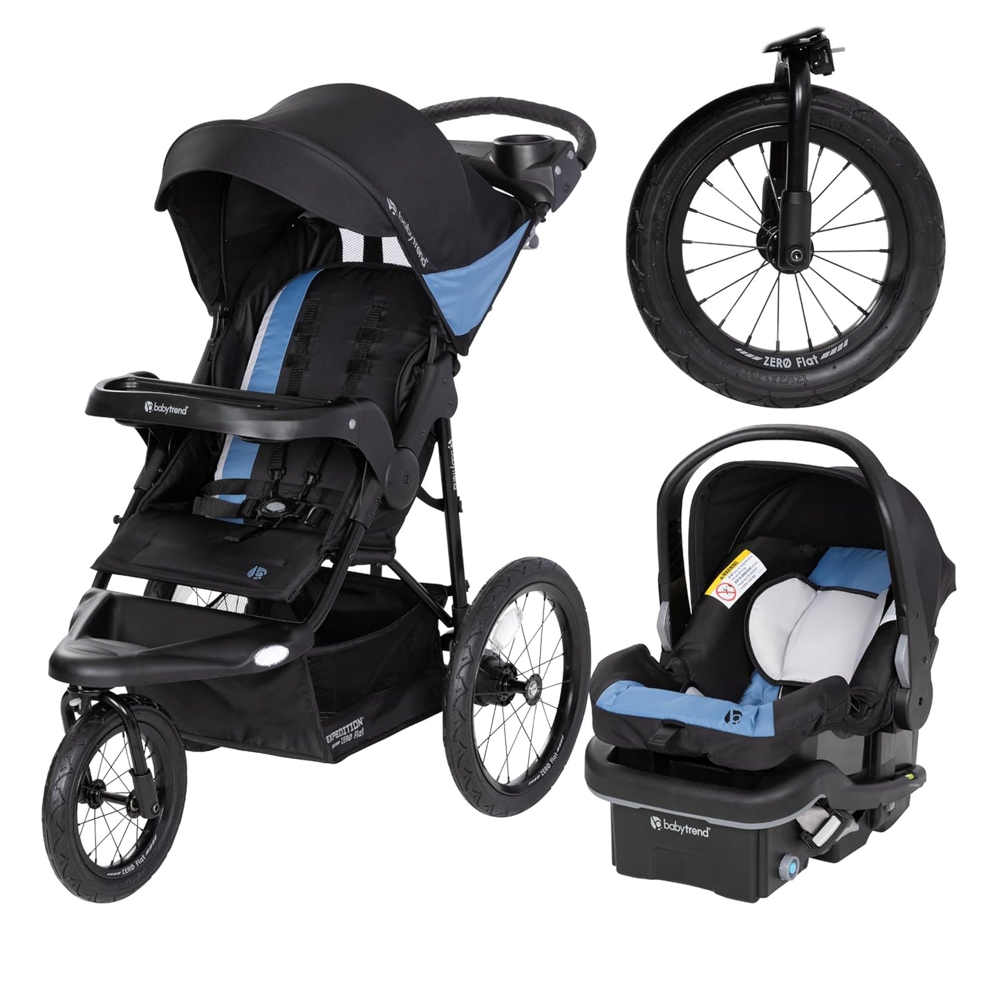 Sistema de viaje para corredores Baby Trend Expedition® Zero Flat c...