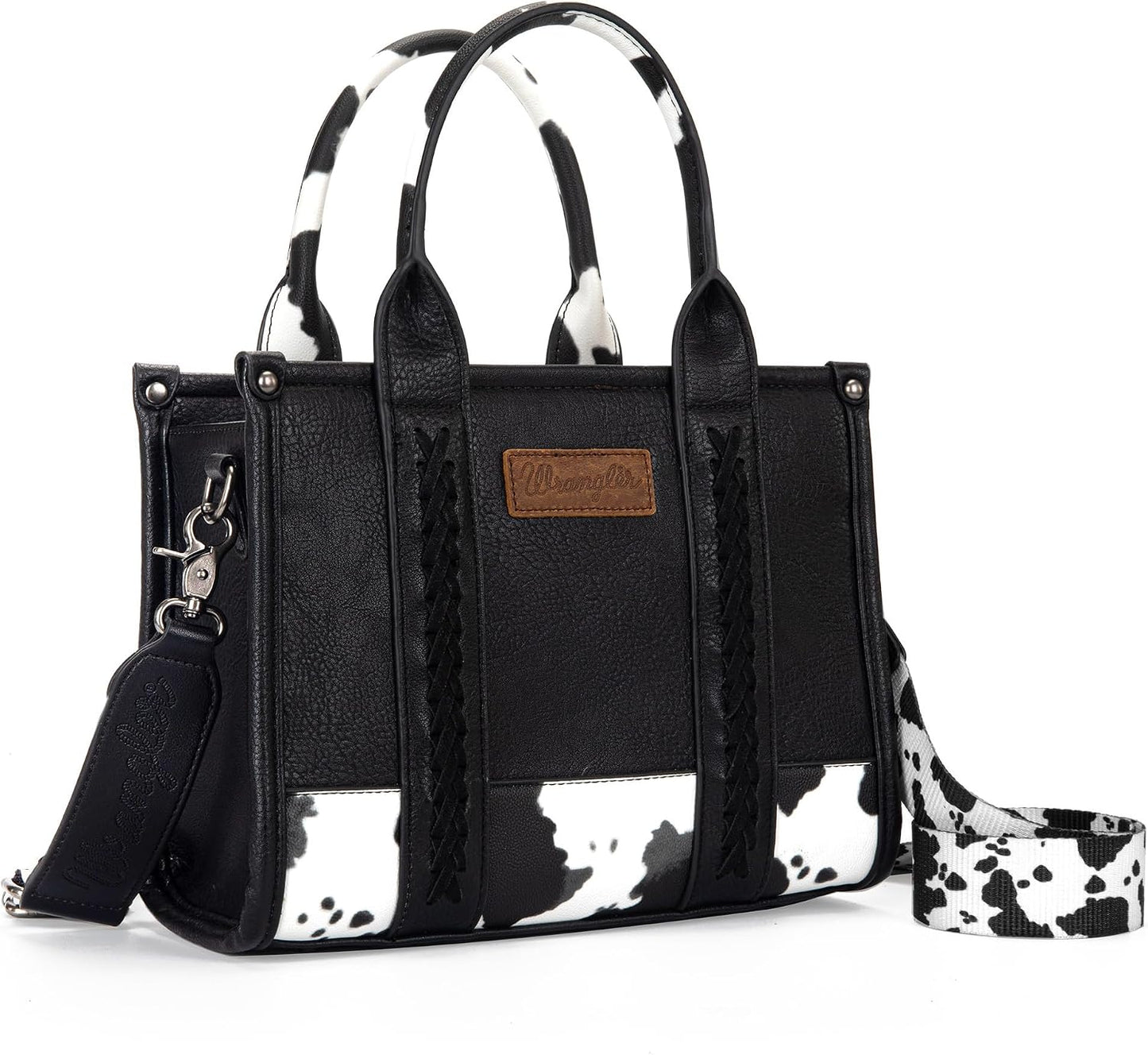 Montana West × Wrangler Bolso de mano para mujer con estampado de v...