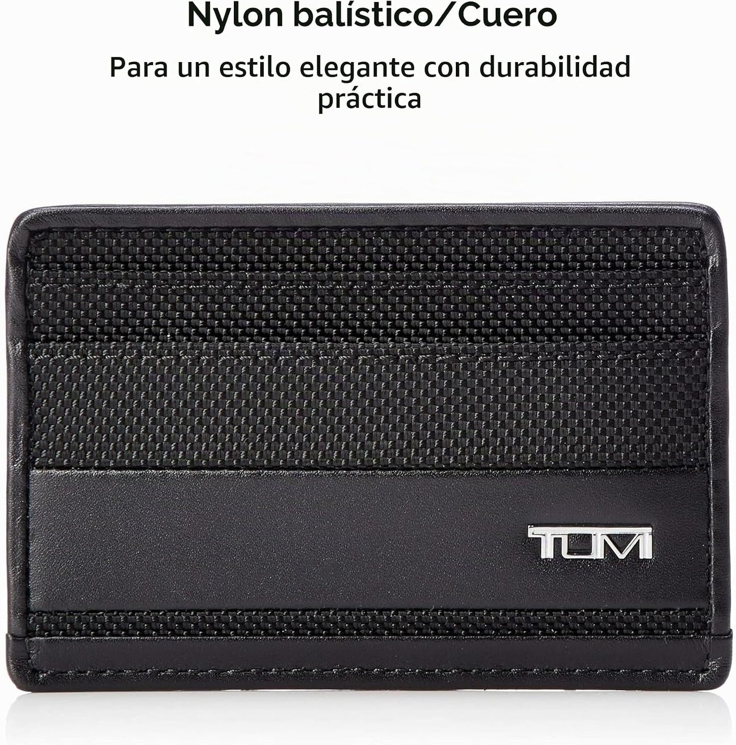 TUMI - Funda tipo cartera Alpha Slim para hombre, Negro -, Estuche...