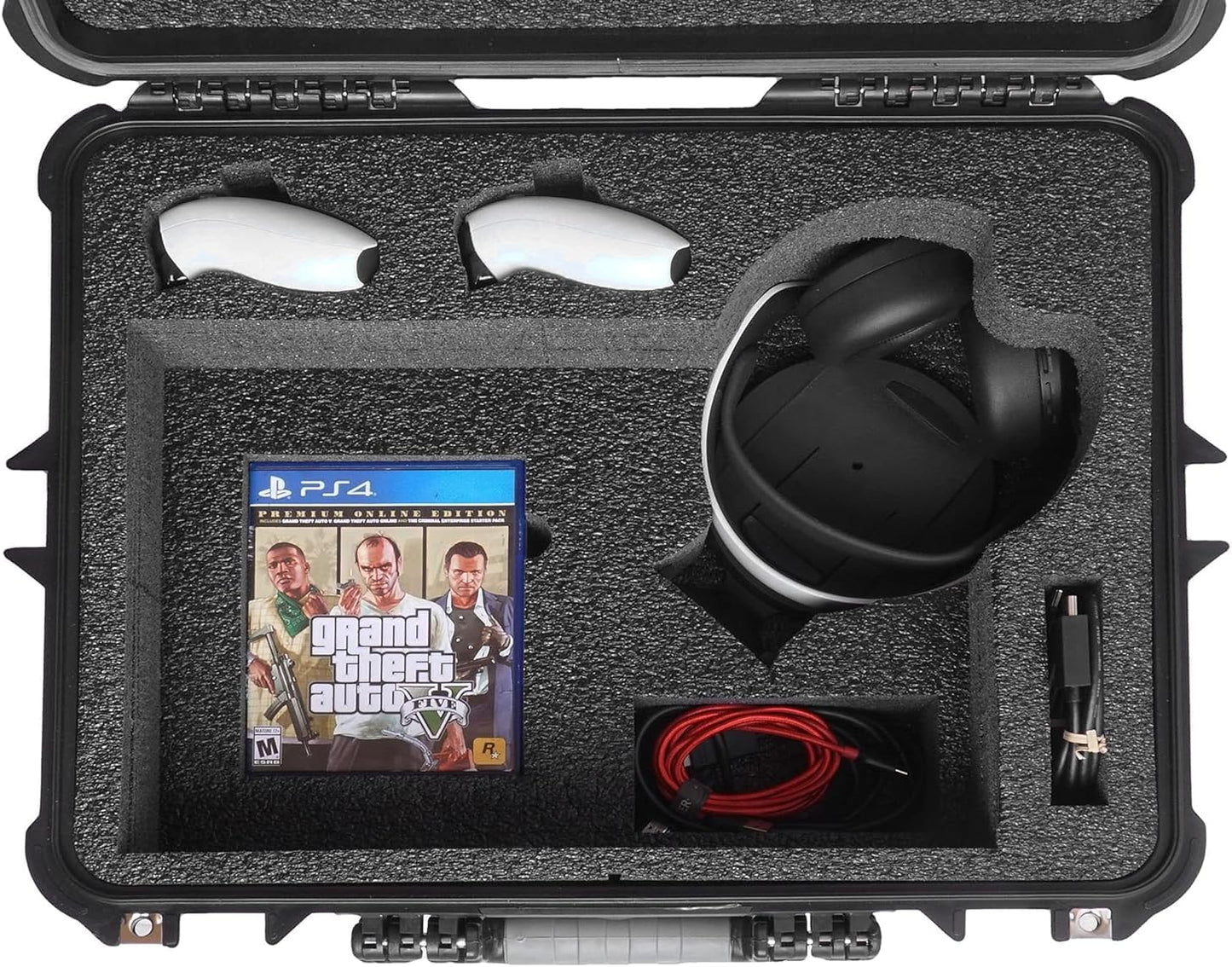 Case Club Funda impermeable para PS5 Gen 1 con auriculares y acceso...