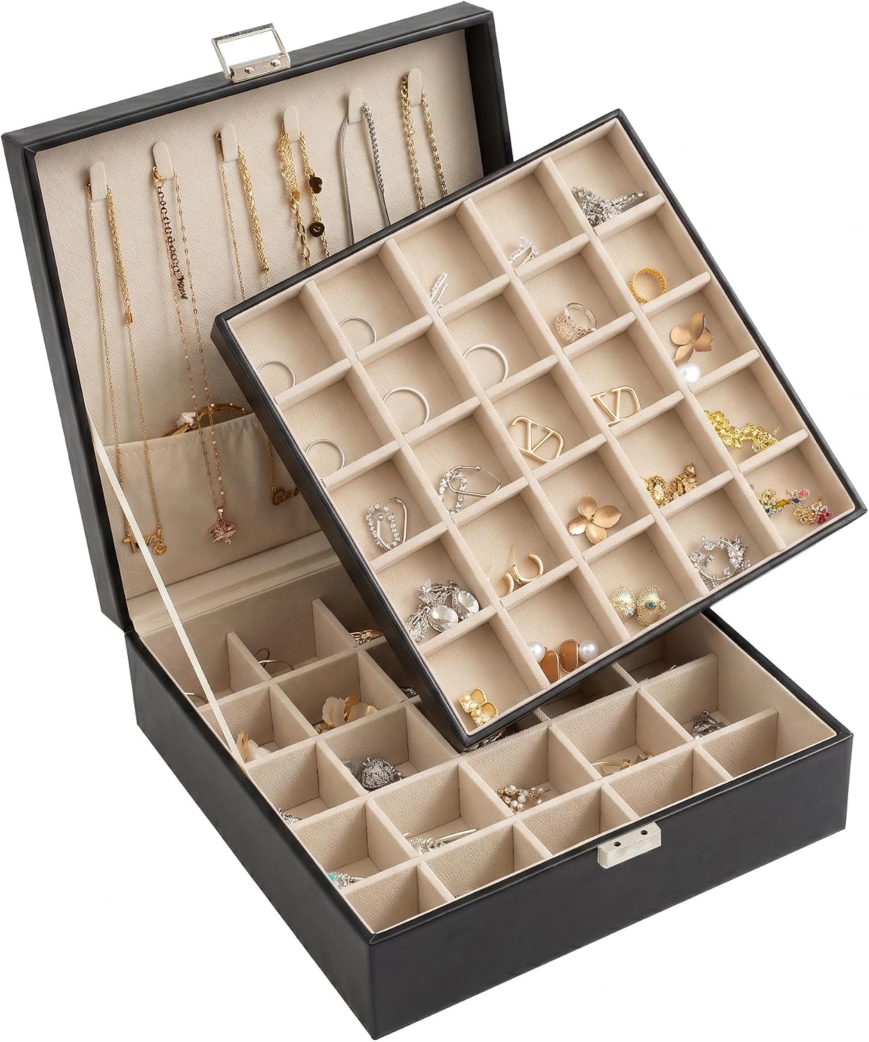 Frebeauty Organizador de Aretes con Soporte, Organizador de Aretes...