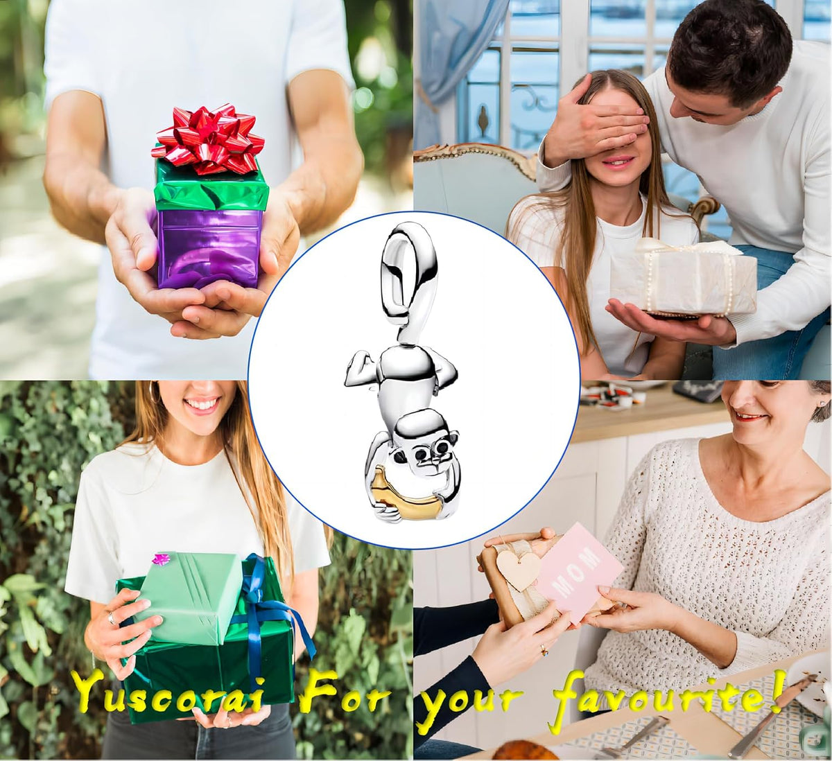 Yuscorai Bonitos dijes de moda para pulseras y collares, para cumpl...
