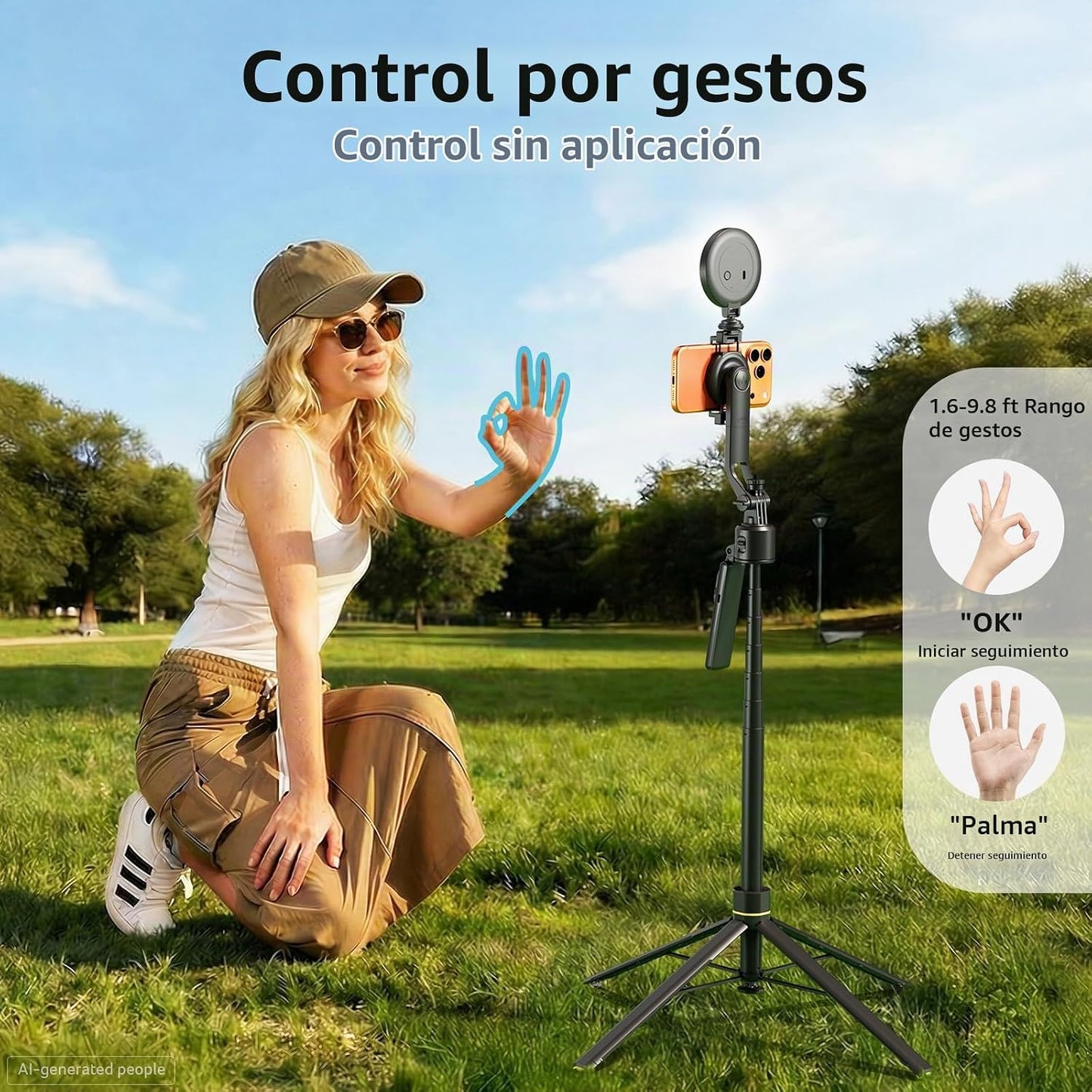 Acer Gadget - Trípode de seguimiento facial automático para iPhone...