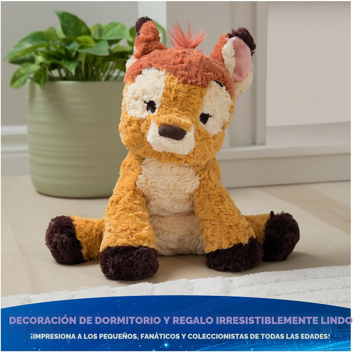 GUND Disney - Peluche oficial de Bambi, colección Cozys de Disney,...