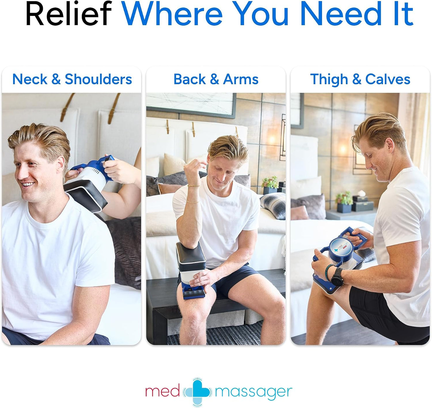 MedMassager - Masajeador Corporal Orbital Eléctrico Portátil Terapé...