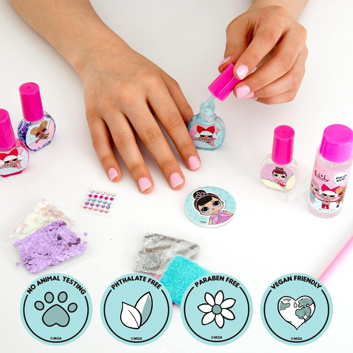 L.O.L. Sorpresa Arte de uñas confeti por Horizon Group USA, Haz esm...