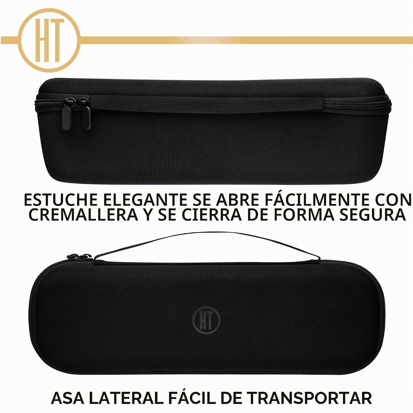 Hot Tools One Step Volumizer - Estuche de almacenamiento, color neg...