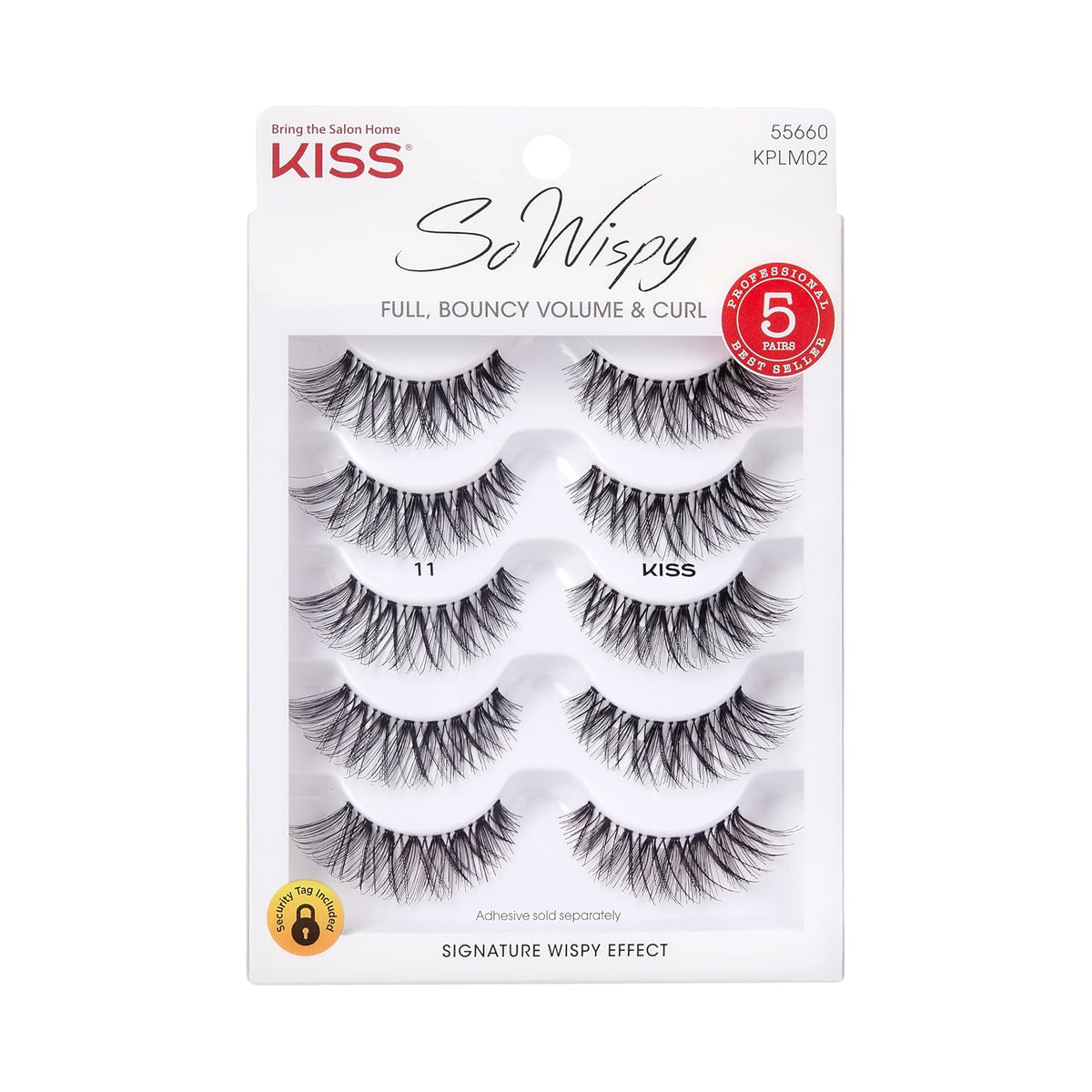 KISS Products-Ever EZ Lashes, 5 pares