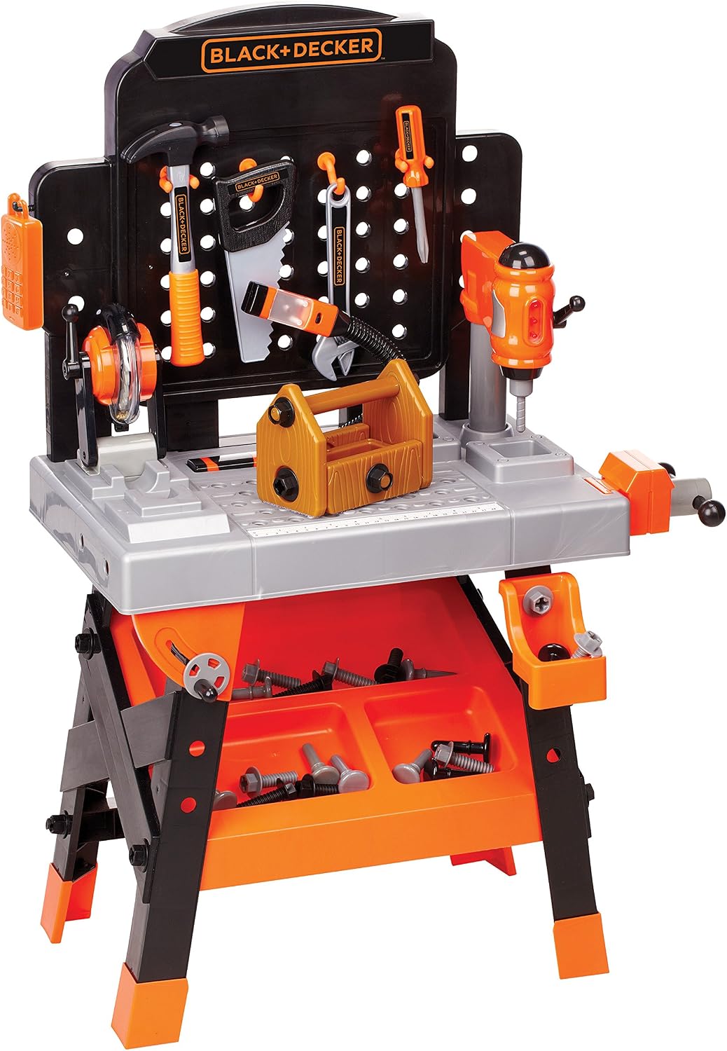 Black+Decker Banco de trabajo para niños - Taller de herramientas e...